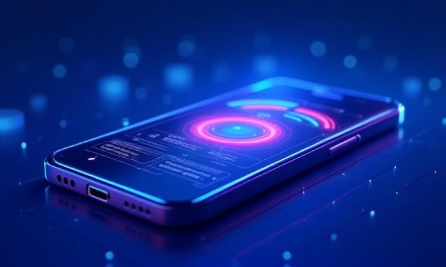 Graphique de cycles de sommeil sur un smartphone