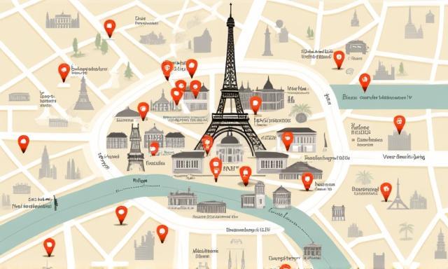 Carte du centre de Paris indiquant l’adresse de Santequilibrey
